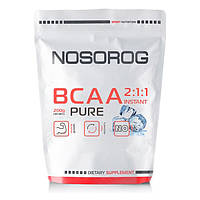 Аминокислота BCAA для спорта Nosorog Nutrition BCAA 2:1:1 200 g 36 servings Pure TV, код: 7778654