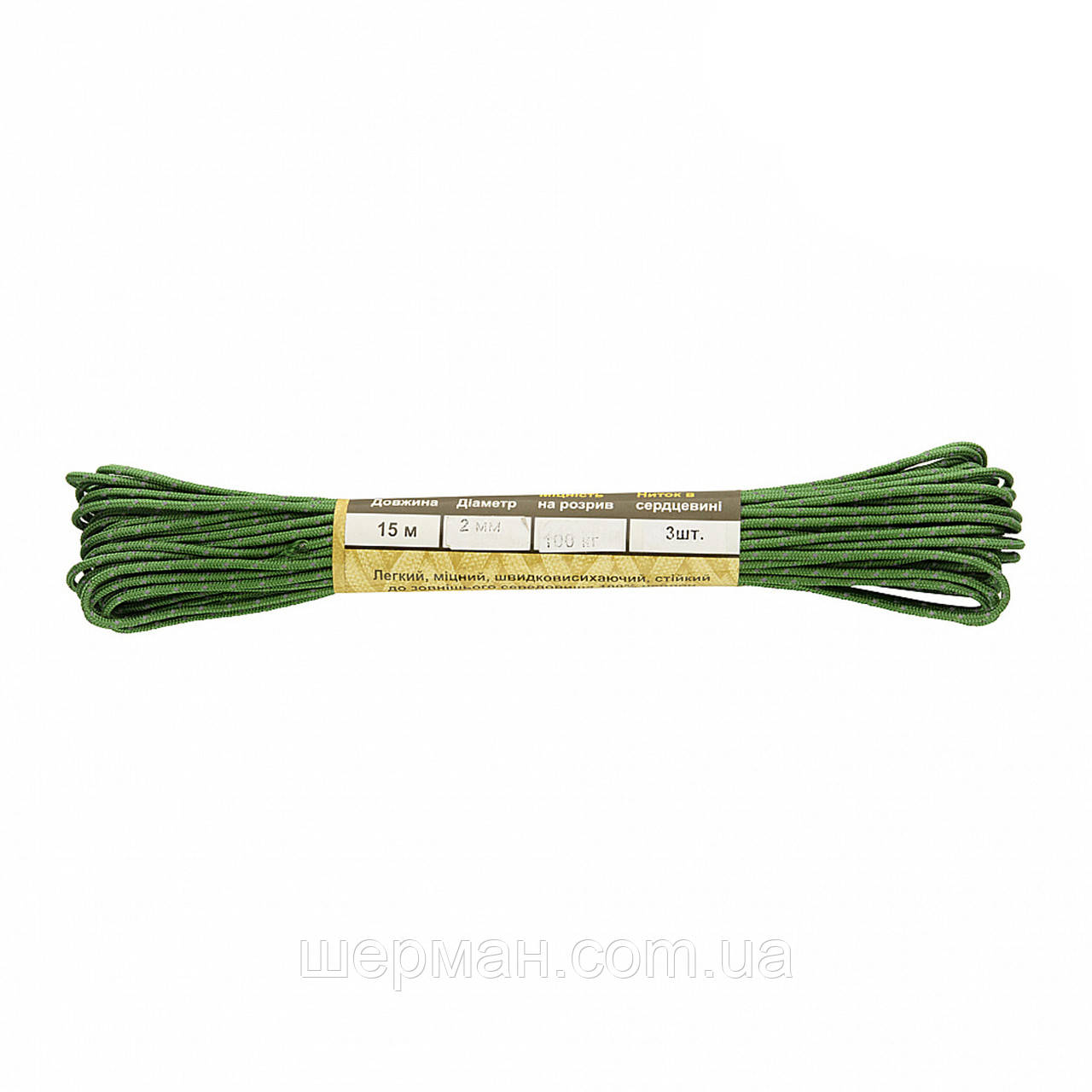 M-Tac паракорд Minicord Reflective Grass 15м