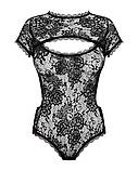 Боди Obsessive Peonesia teddy S/M, фото 8