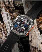 UWatch Розумний смарт-годинник Smart Racer K+ Black з компасом, фото 2