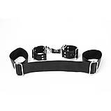 Наручники Candy Hero HC8B шкіра чорні, фото 3