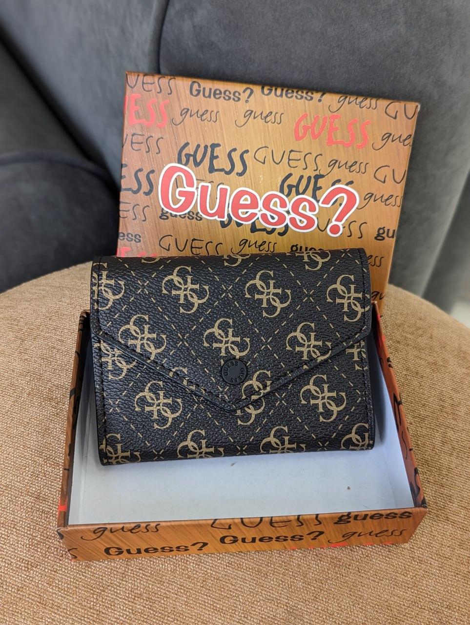 Гаманець Guess жіночий мініничок Гаманець Гесс коричневий