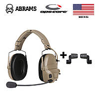 Активні навушники Ops-Core AMP Communication Headset Connectorized NFMI Enabled + NFMI Earplugs | Tan 499