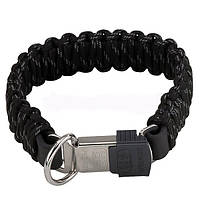 Светоотражающий ошейник для собак Sprenger Paracord 50 см черный (4022853210159) ZK, код: 7772220