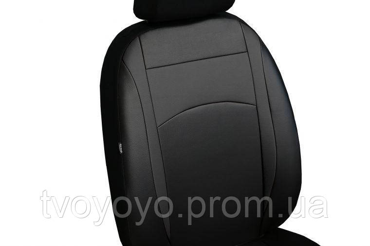 Авточехлы из эко кожи PEUGEOT 207 2007-2012 SW Kombi POK-TER Design Leather с черной вставкой TV, код: 8036290 - фото 4 - id-p1951769925