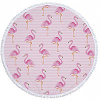 Пляжный коврик Mat Tender Flamingo Разноцветный (kj123287) UK, код: 1533181