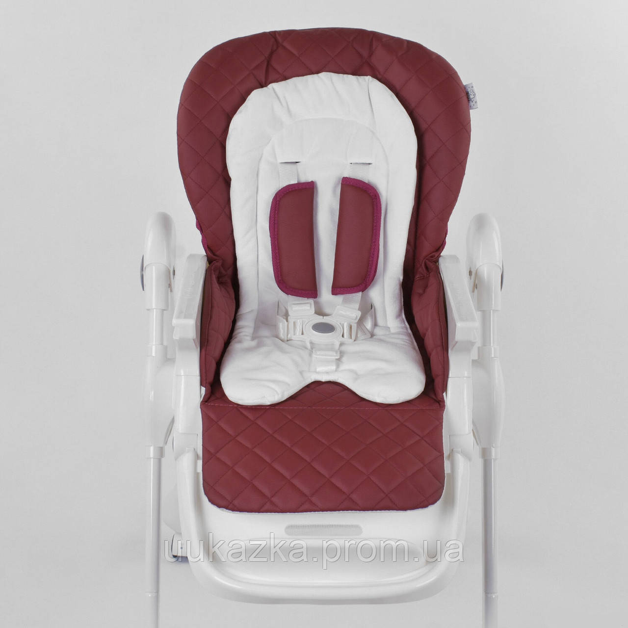 Стульчик для кормления Toti W-22019 Burgundy White (96508) UK, код: 2608260 - фото 3 - id-p1951709447