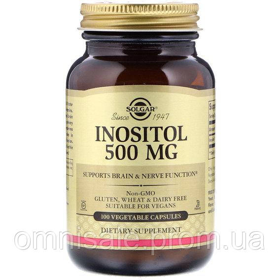 Инозитол Solgar Inositol 500 mg 100 Veg Caps OE, код: 7519128 - фото 1 - id-p1951812093