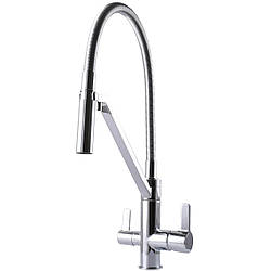 Змішувач для кухні латунний під осмос TOPAZ SARDINIA TS 8812-H24 Хром глянець