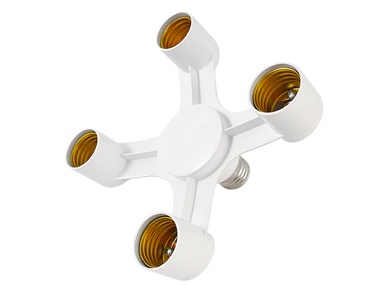 Перехідник Lemanso LMA258 з патрона Е27 на 4 патрона Е27, фото 1