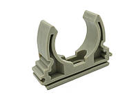 Кліпса Ø 40 поліпропіленова кріплення для труб сірий колір Asco®