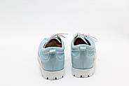 Кросівки жіночі Messimod H20Y3900-19-ICE шкіряні світло-блакитні 36, фото 4