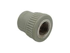 Муфта Ø32 x 1/2" внутрішня різьба поліпропілен/латунь білий колір Asco®