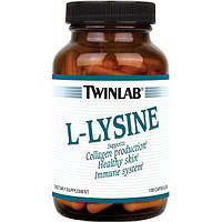 Лизин Twinlab L-Lysine Caps 500 mg 100 Caps TWL-00141 ML, код: 7519392