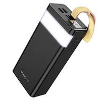 УМБ 30000mAh Power Bank BOROFONE Coolmy BJ18A с лампой Black DU, код: 8139610