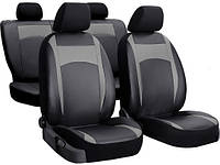 Авточохли з екошкіри Nissan Altima (2002-2006) POK-TER Design Leather із сірою вставкою SN, код: 8036711