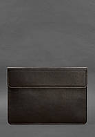 Кожаный чехол-конверт на магнитах для MacBook 13 Темно-коричневый BlankNote DU, код: 8131910