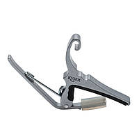 Каподастр Kyser KG6SA Quick-Change Acoustic Guitar Capo Silver GR, код: 6556485