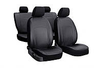 Авточехлы из эко кожи Fiat Albea (2002-2012) POK-TER Design Leather с черной вставкой DS, код: 8036334