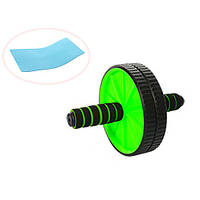 Тренажер колесо для пресса PROFI MS 0871-1 Зеленый PS, код: 6536028