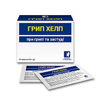 ГРИПП ХЕЛП растворимый напиток Красота и Здоровье 12 саше по 6 г PR, код: 6870073