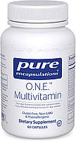 Мультивитамины и минералы ONE Multivitamin Pure Encapsulations 1 в день 60 капсул ML, код: 7586640