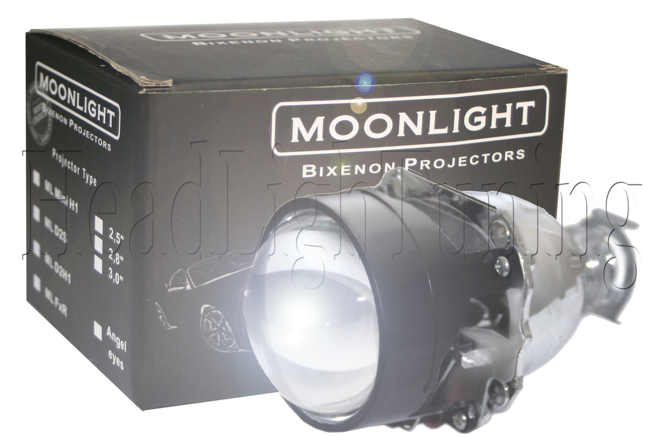 Біксенонові лінзи Moonlight G5 2,5" (<unk> 64 мм) H1, маски стандарт