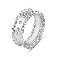 Серебряное кольцо SilverBreeze с фианитами (2128502) 16.5 PR, код: 8026037