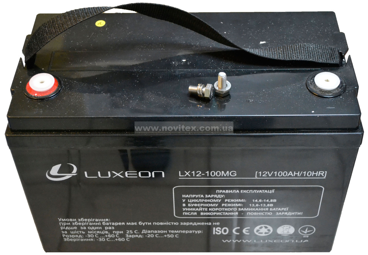 Акумулятор мультигелевий Luxeon lx12-100mg 12v 100ah