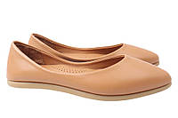 Туфлі жіночі з натуральної шкіри на низькому ходу Бежеві Gossi 64-21DTC 40 UM, код: 7364847
