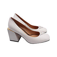 Туфлі жіночі Oeego білі натуральна шкіра 144-22DT 36 IX, код: 7487085