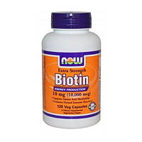 Биотин NOW Foods Biotin 10000 mcg 120 Veg Caps GR, код: 7518262