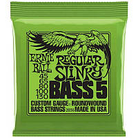 Струны для бас-гитары Ernie Ball 2836 Regular Slinky Nickel Wound 5-String Bass 45 130 PS, код: 6838973
