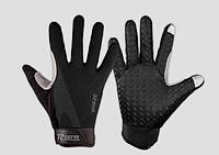 Вело мото лыжные перчатки Rogtoy сенсорные для смартфона Спортивные L Черные (43135312) BF, код: 2567260