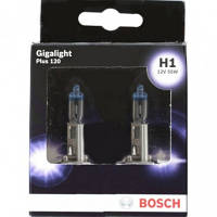 Автолампа BOSCH Gigalight Plus 120% H1 55W 12V P14,5s (1987301105) 2 шт бокс AO, код: 6722856