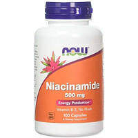 Ниацин NOW Foods Niacinamide 500 mg 100 Caps UM, код: 7518494