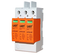 Фотогальванічний захист від перенапруги постійного струму LKTD2 - 40F, 40kA з дистанційною сигналізацією e