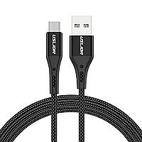 Кабель microUSB - USB (1m) 3.0А Fast Charging дата-провод быстрой зарядки передачи данных дл BF, код: 6983981