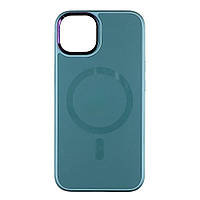 Чехол TPU Foggy with Magsafe Apple Iphone 14 Pro Green UQ, код: 8150533