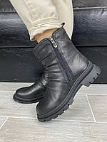 Зимние ботинки  MeegoComfort 9696-70M-black натуральный мех 37
