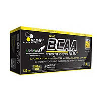 Аминокислота BCAA для спорта Olimp Nutrition BCAA Mega caps 1100 120 Caps SP, код: 7518673