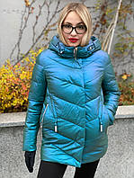 Куртка зимняя женская AnaVista 17-8 эко-кожа S XL