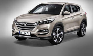 Вітровики з хром молдингом, дефлектори вікон Hyundai Tucson 2016-