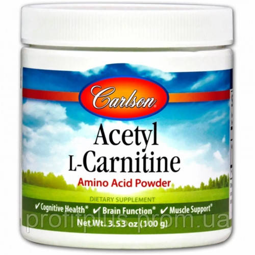 Купить Комплекс Ацетил Карнитин Carlson Labs Acetyl-L-Carnitine 100 g ...
