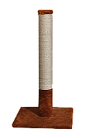 Когтеточка (дряпка) Мур-Мяу Интер в джутовой веревке Коричневая KB, код: 5866135