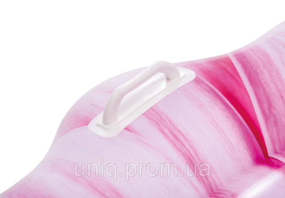 Плотик-матрас надувной Intex Розовый цветок 142 см (58787) UQ, код: 2658549 - фото 3 - id-p1952273253