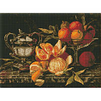 Алмазная мозаика Натюрморт с апельсинами ©Jean Capeinick Идейка AMO7411 30х40см SP, код: 8138547