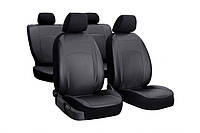 Авточехлы из эко кожи MITSUBISHI Outlander 2005-2012 POK-TER Design Leather с черной вставкой ML, код: 8036566