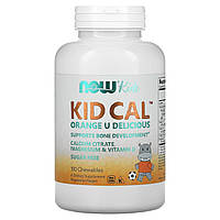 Кальций для детей Kid Cal Now Foods поддержка развития костей 100 жевательных таблеток PS, код: 7746455