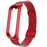 Ремешок Milanese Loop Strap для Xiaomi Mi Band 5 6 Red GR, код: 6501783